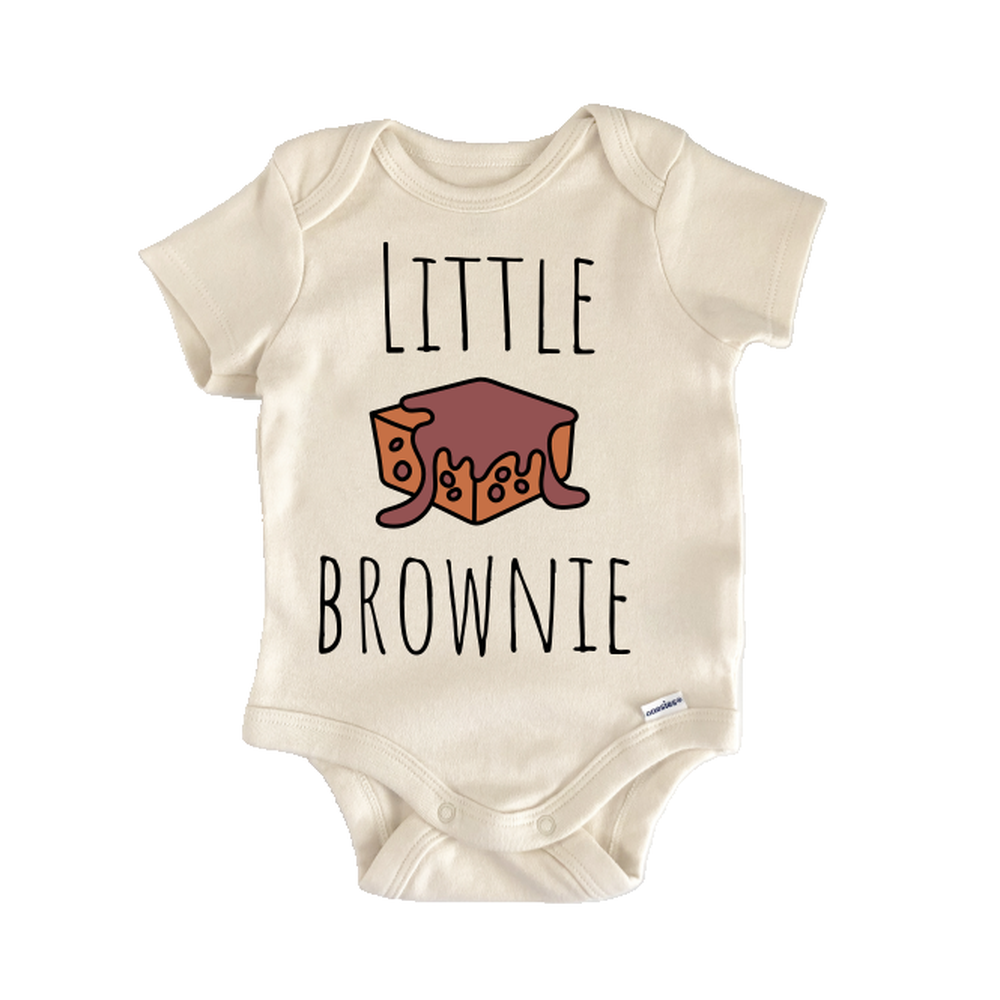 Brownie Baking Foodie - Baby Bodysuit  Funny Cute Onesie® | North Fork Forager LLC