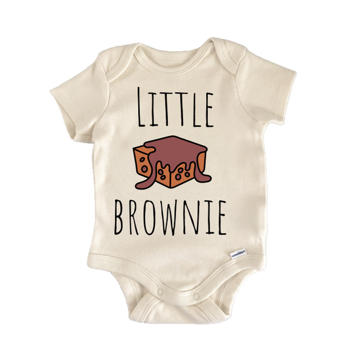 Brownie Baking Foodie - Baby Bodysuit  Funny Cute Onesie® | North Fork Forager LLC