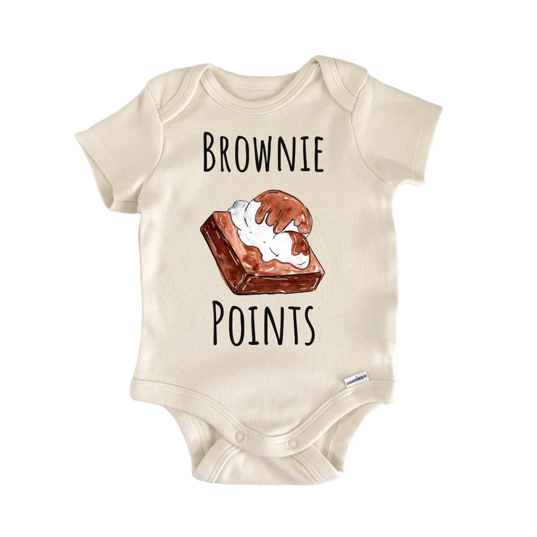 Brownie Ice Cream Bakery Baby Gift Baby Bodysuit