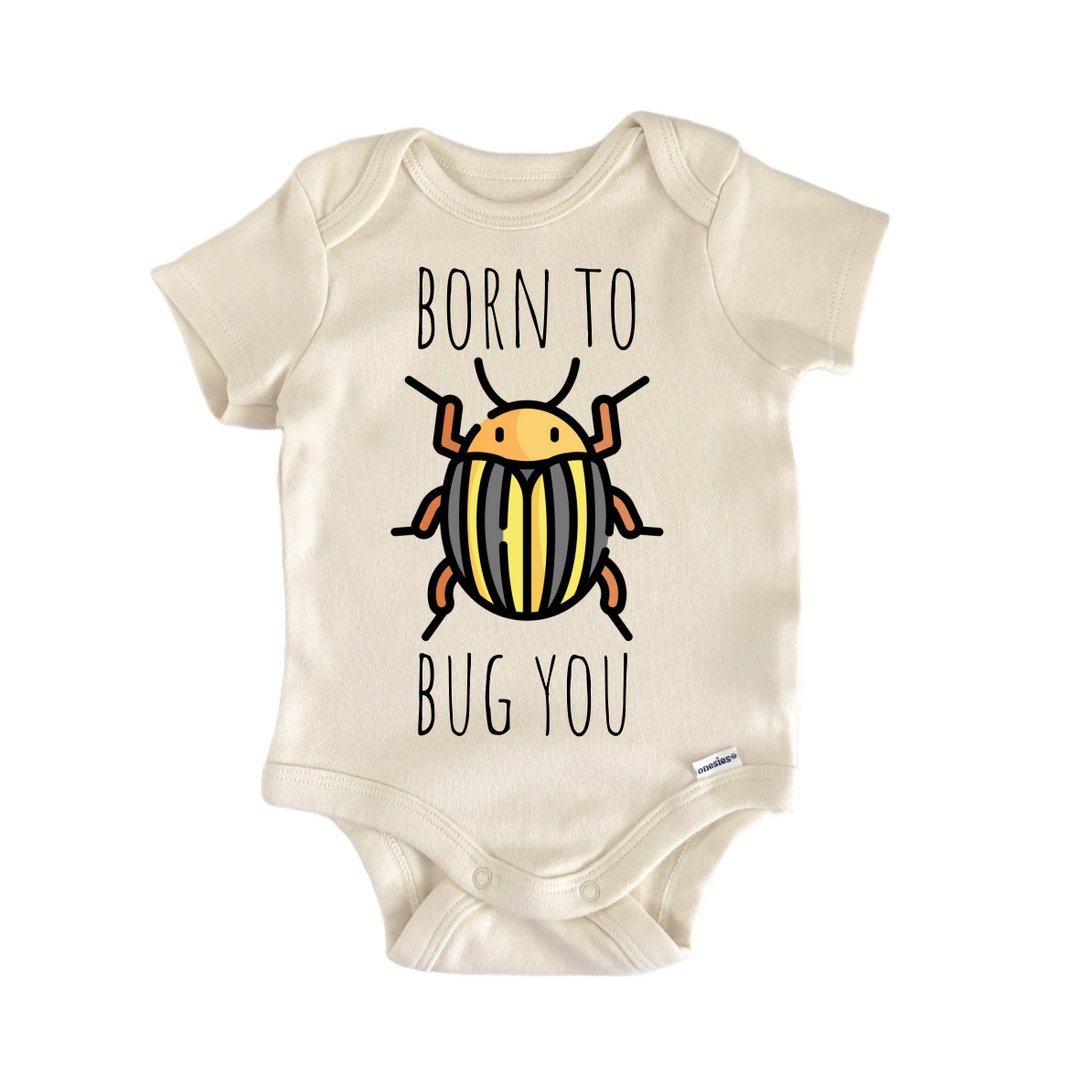 Bug Beetle Insect - Baby Bodysuit  Funny Cute Onesie® | North Fork Forager LLC