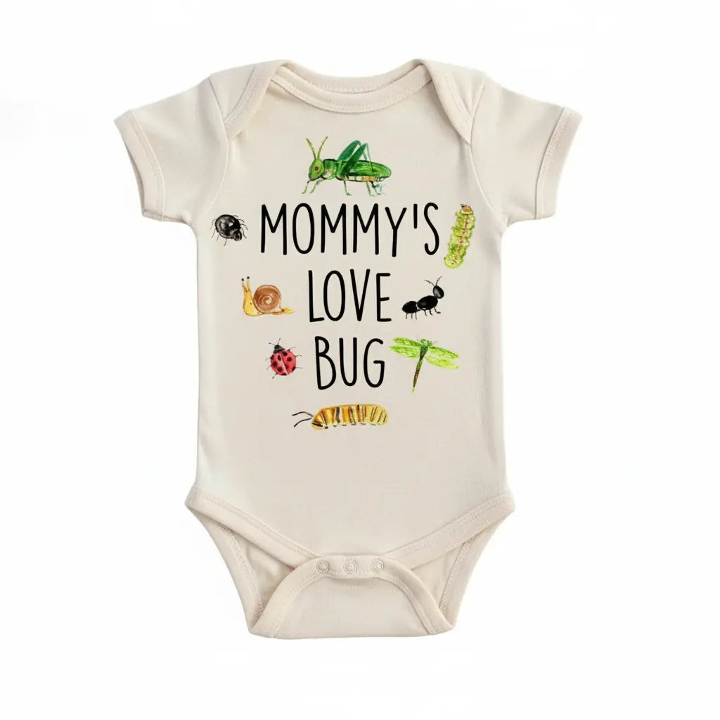 Bug Mommy Love - Baby Boy Girl Clothes Infant Bodysuit Funny Cute Newborn  Funny Cute Onesie® | North Fork Forager LLC