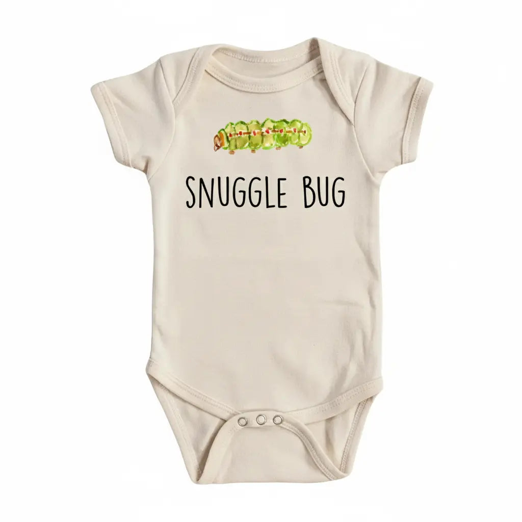 Bug Snuggle Green - Baby Boy Girl Clothes Infant Bodysuit Funny Cute Newborn  Funny Cute Onesie® | North Fork Forager LLC