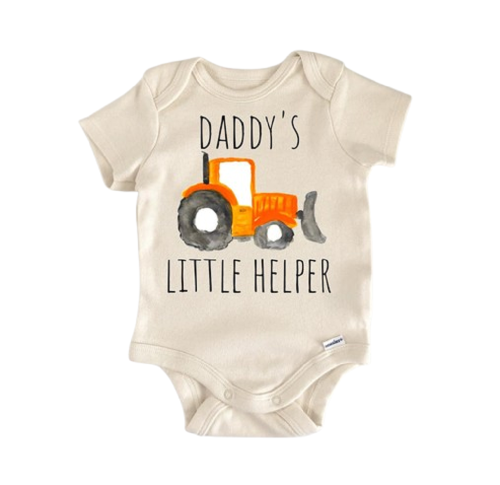 Bulldozer Excavator Constructipon - Baby Boy Girl Clothes Infant Bodysuit Funny Cute  Funny Cute Onesie® | North Fork Forager LLC