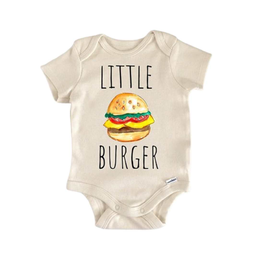 Burger Bbq Grillmaster Grill - Baby Boy Girl Clothes Infant Onesie® Funny Cute Newborn GS1 BBY  Funny Cute Onesie® | North Fork Forager LLC