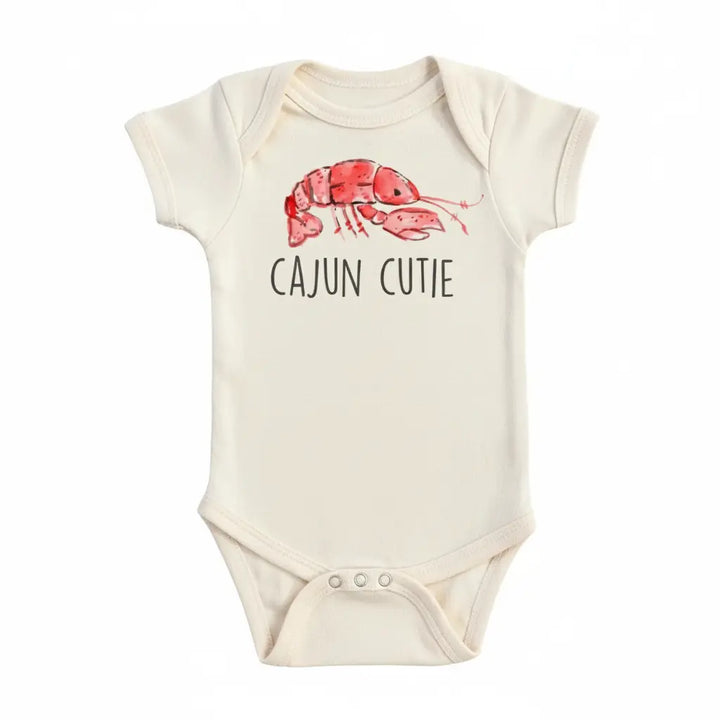 Cajun Cutie Crawfish - Baby Boy Girl Clothes Infant Onesie® Funny Cute Newborn GS1  Funny Cute Onesie® | North Fork Forager LLC