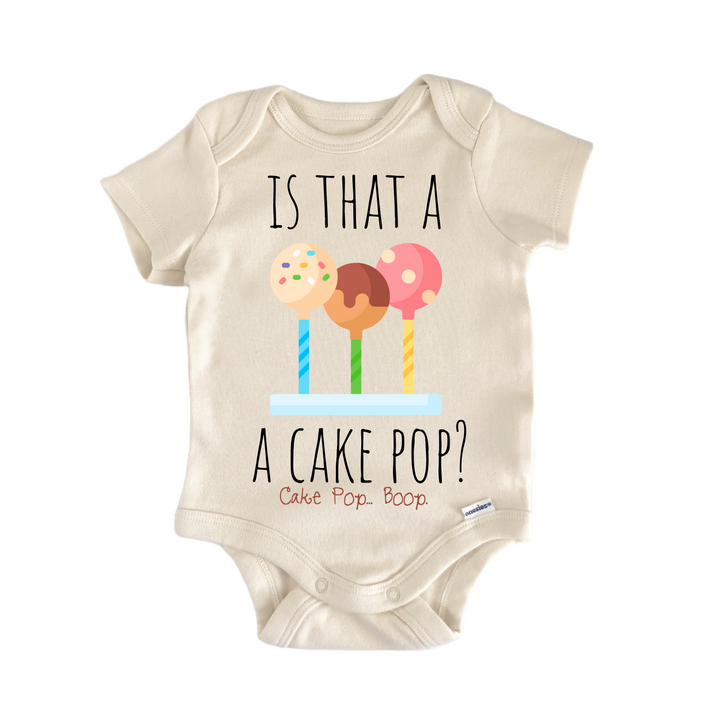 Cake Pop Coffee Cafe - Baby Bodysuit  Funny Cute Onesie® | North Fork Forager LLC