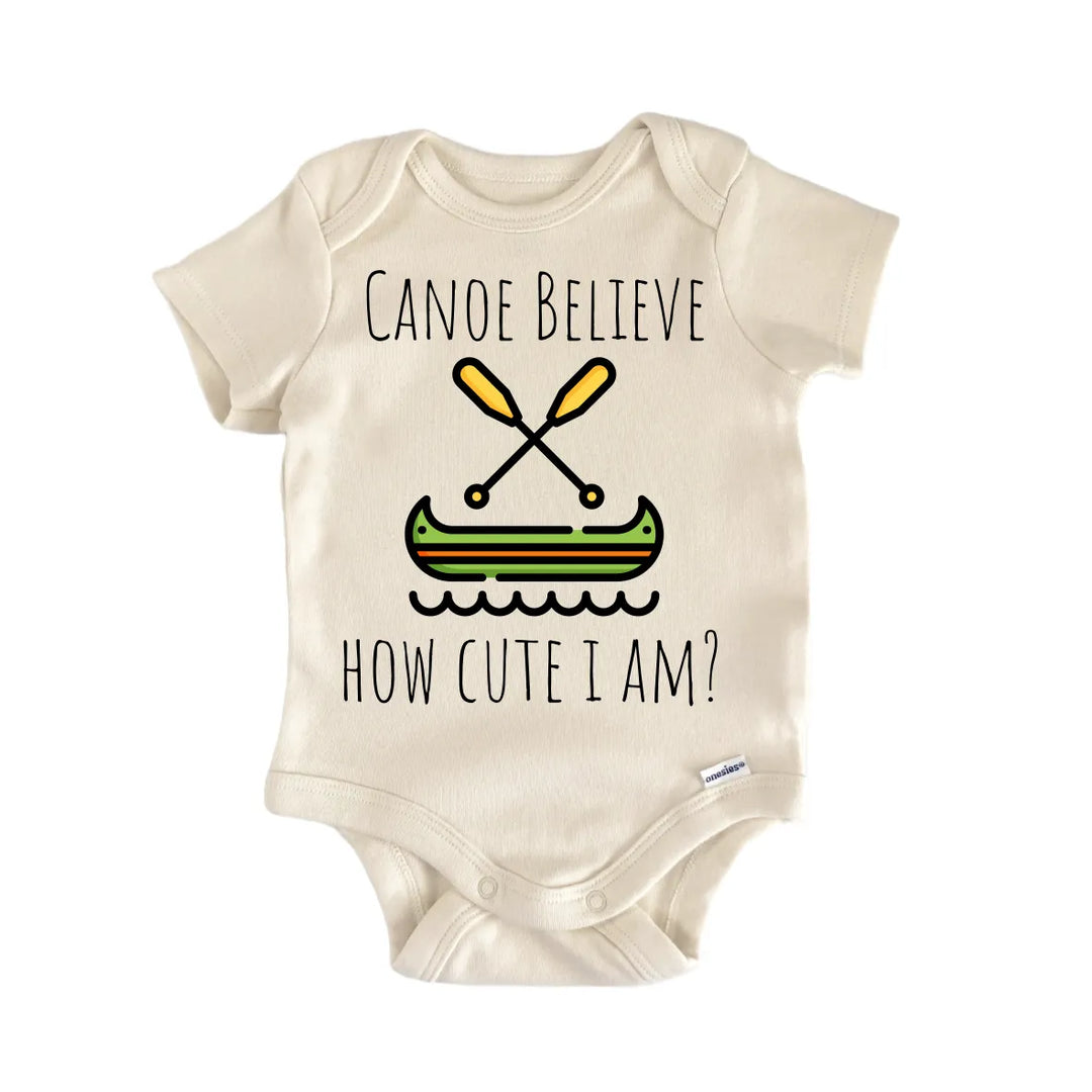Canoe Lake Paddle - Baby Bodysuit  Funny Cute Onesie® | North Fork Forager LLC