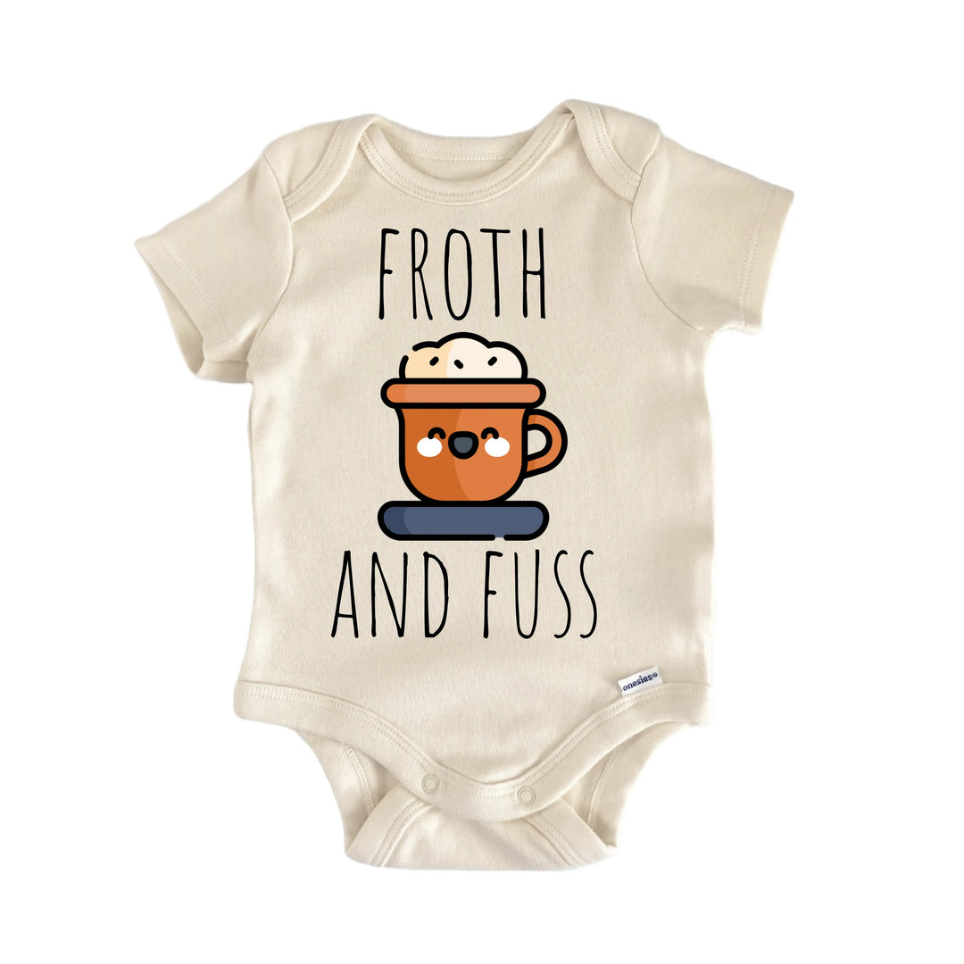 Cappuccino Espresso - Baby Bodysuit  Funny Cute Onesie® | North Fork Forager LLC