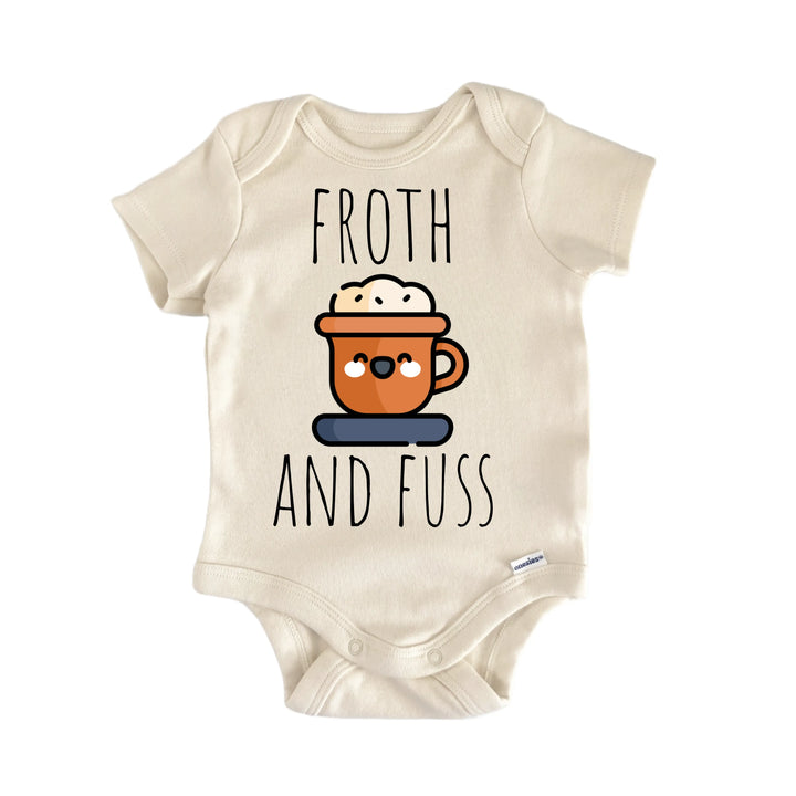 Cappuccino Espresso - Baby Bodysuit  Funny Cute Onesie® | North Fork Forager LLC