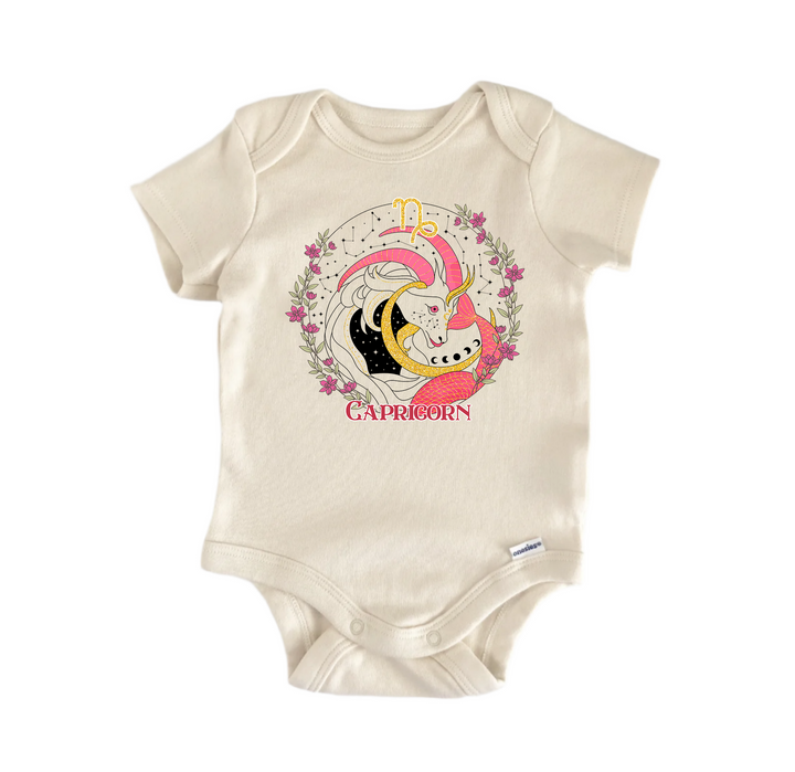 Capricorn Zodiac -  Baby Boy Girl Clothes Infant Bodysuit Funny Cute Newborn