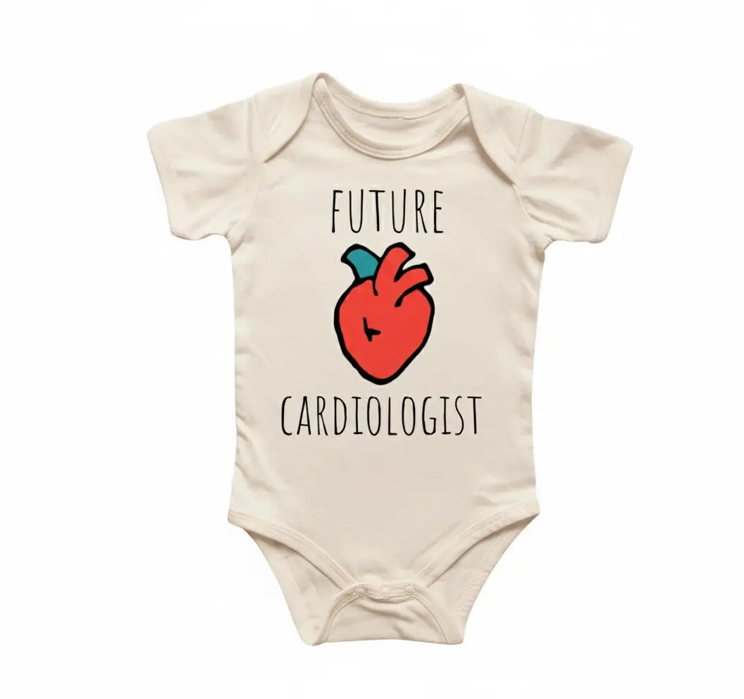 Cardiologist Heart - Baby Boy Girl Clothes Infant Bodysuit Funny Cute Newborn  Funny Cute Onesie® | North Fork Forager LLC