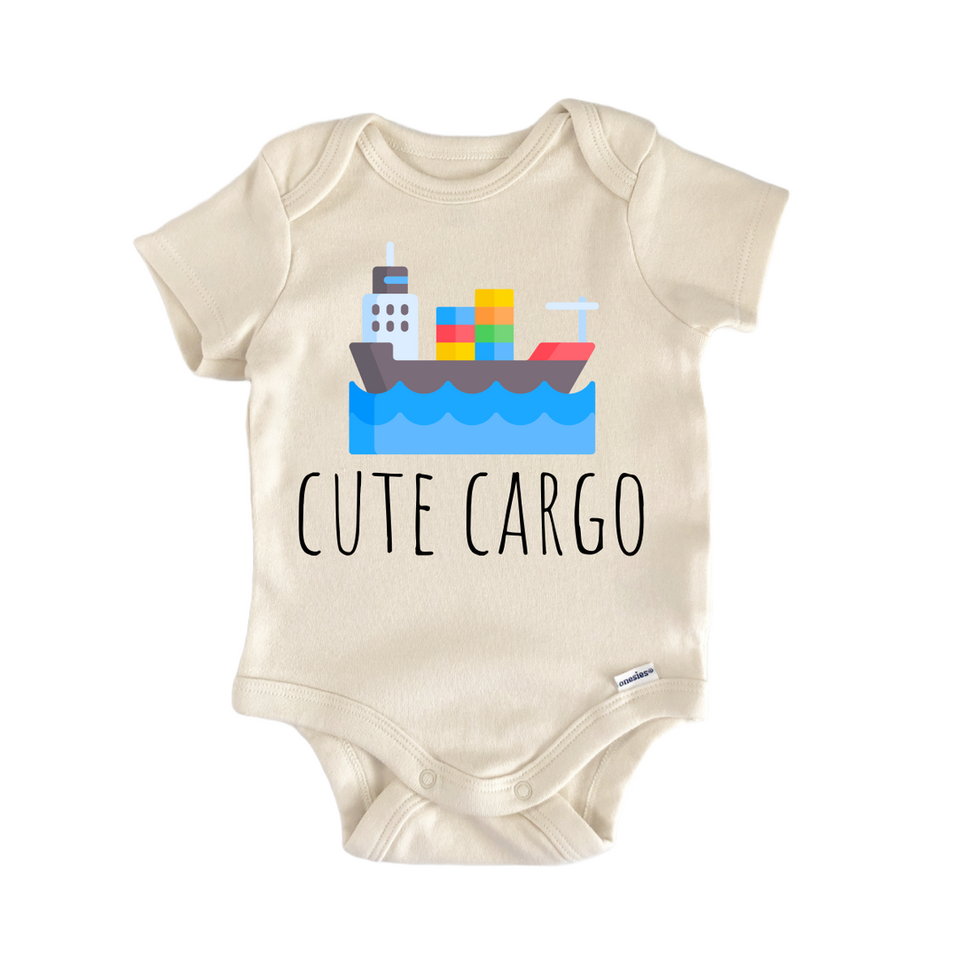 Cute Cargo Merchant Maritime - Baby Bodysuit  Funny Cute Onesie® | North Fork Forager LLC