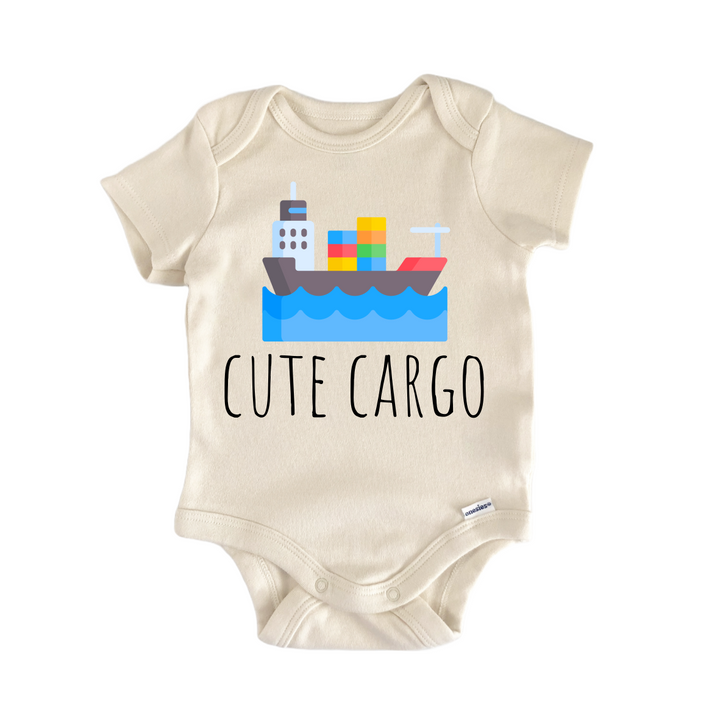 Cute Cargo Merchant Maritime - Baby Bodysuit  Funny Cute Onesie® | North Fork Forager LLC
