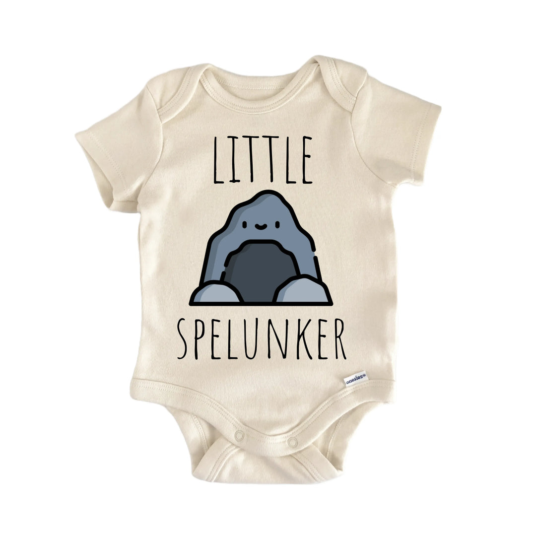 Caves Cave Spelunker Spelunk - Baby Bodysuit  Funny Cute Onesie® | North Fork Forager LLC