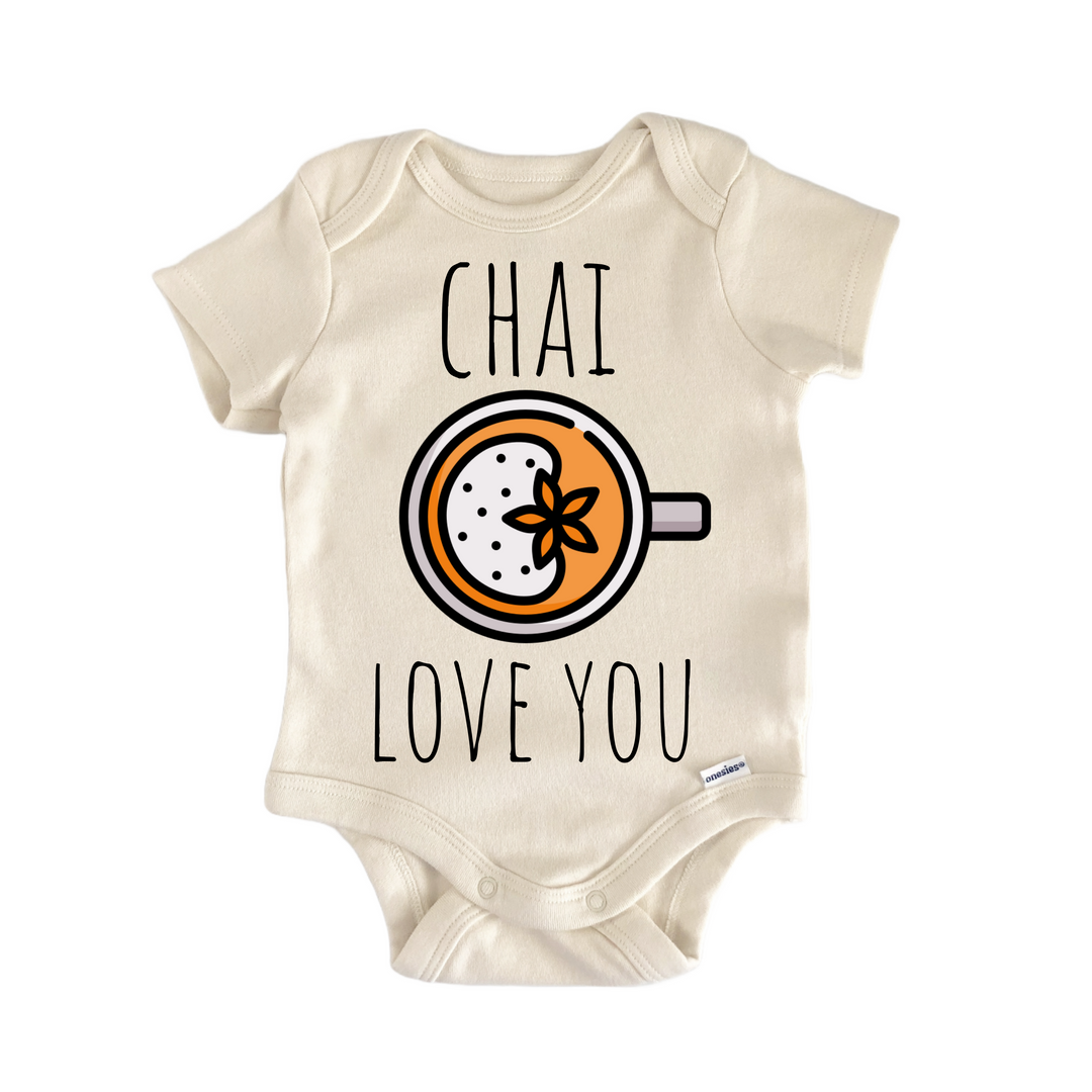 Chai Tea Drink - Baby Bodysuit  Funny Cute Onesie® | North Fork Forager LLC