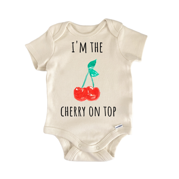 Cherry On Top Fruit Cherries Infant Gift Baby Onesie®