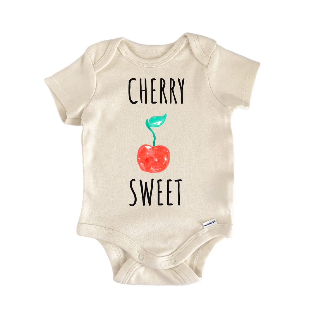 Cherry Sweet Fruit Baby Gift Baby Bodysuit