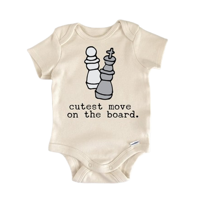 Chess  - Baby Boy Girl Clothes Infant Bodysuit Funny Cute Newborn  Funny Cute Onesie® | North Fork Forager LLC