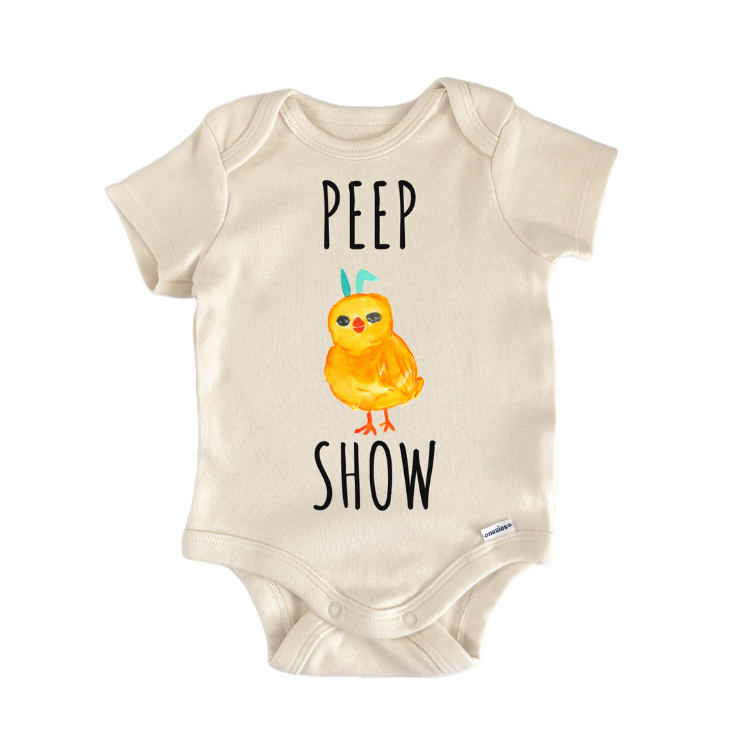 Chick Peep Chicken Farm Animal Baby Gift Baby Bodysuit