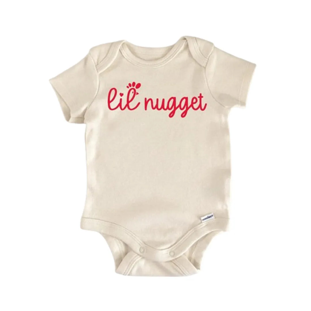 Chicken Nugget Foodie Food - Baby Boy Girl Clothes Infant Onesie® Funny Cute Newborn GS1  Funny Cute Onesie® | North Fork Forager LLC
