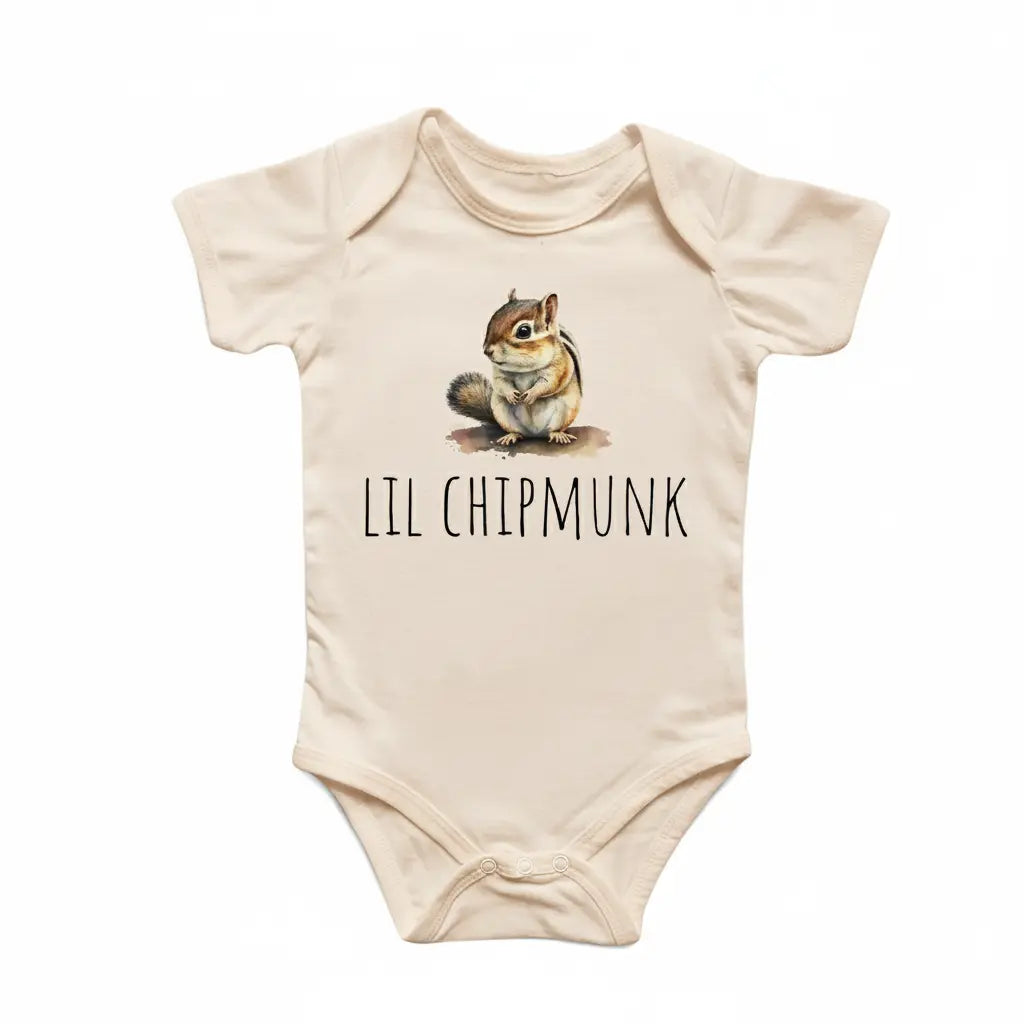 Chipmunk Animal - Baby Boy Girl Clothes Infant Bodysuit Funny Cute Newborn  Funny Cute Onesie® | North Fork Forager LLC