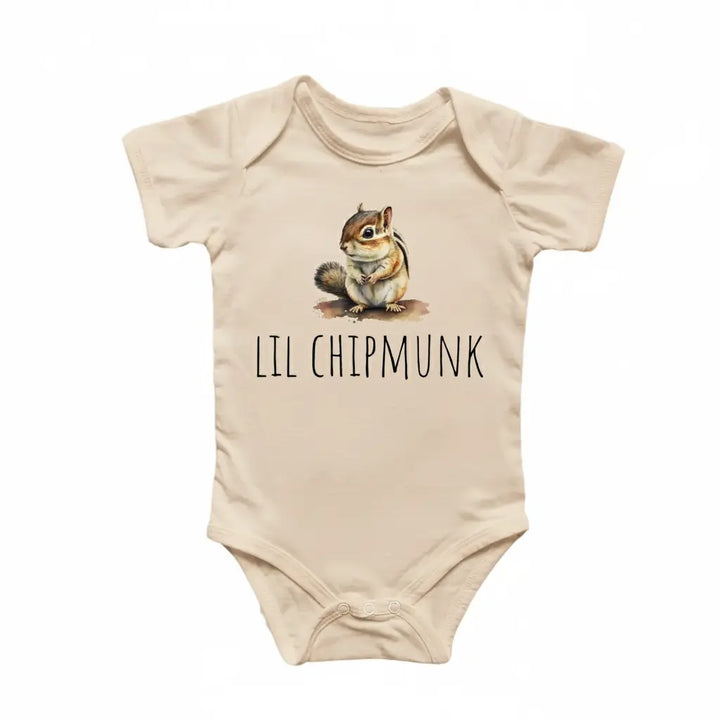 Little Chipmunk - Baby Boy Girl Clothes Infant Bodysuit Funny Cute Newborn  Funny Cute Onesie® | North Fork Forager LLC