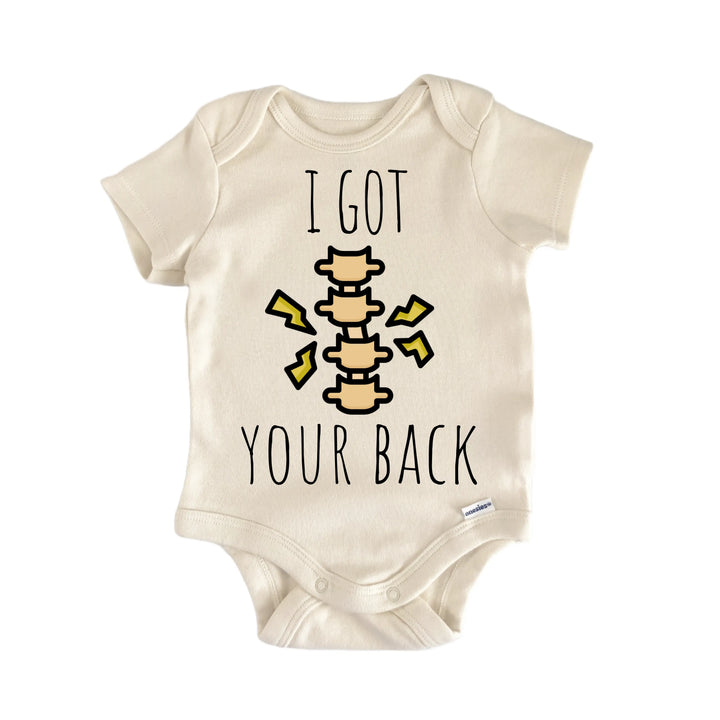 Chiropractor Health Wellness Back - Baby Bodysuit  Funny Cute Onesie® | North Fork Forager LLC