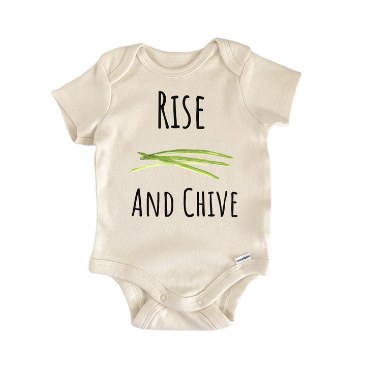 Chive Plant Garden Herb Spice Cooking Infant Gift Baby Onesie®