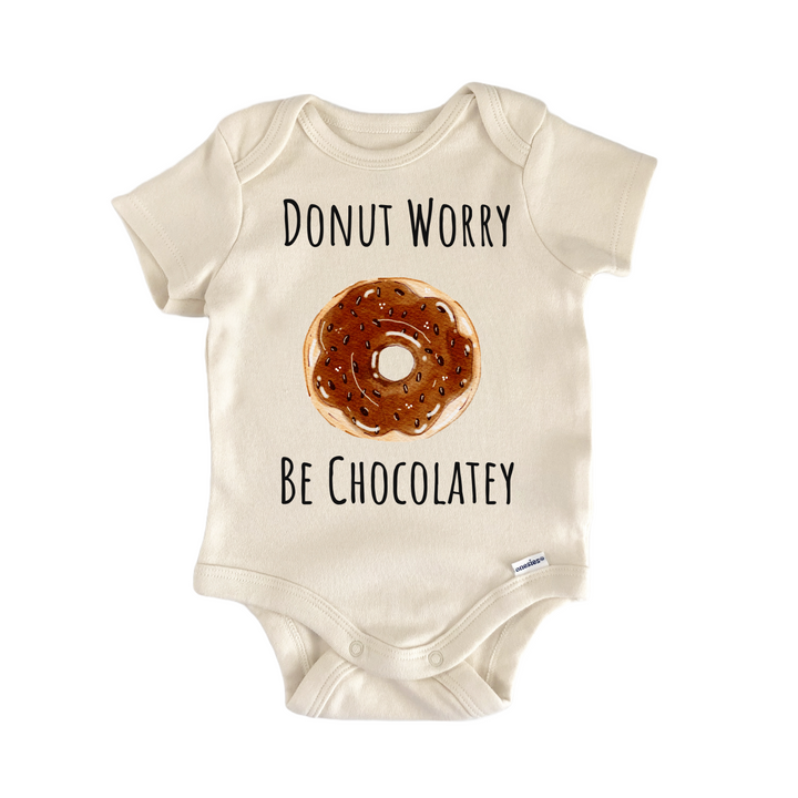 Chocolate Donut Dessert Bakery Foodie Infant Gift Baby Onesie®