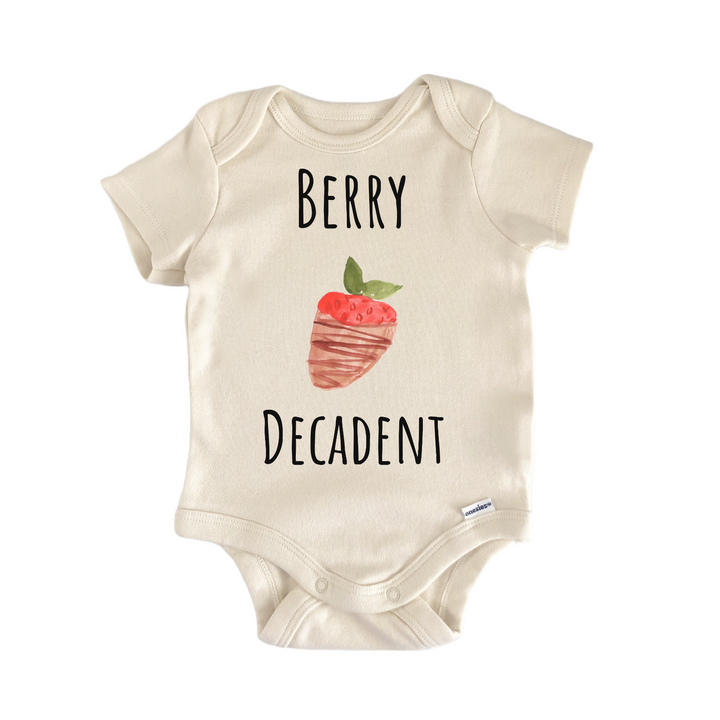 Chocolate Strawberry Dipped Fruit Infant Gift Baby Onesie®