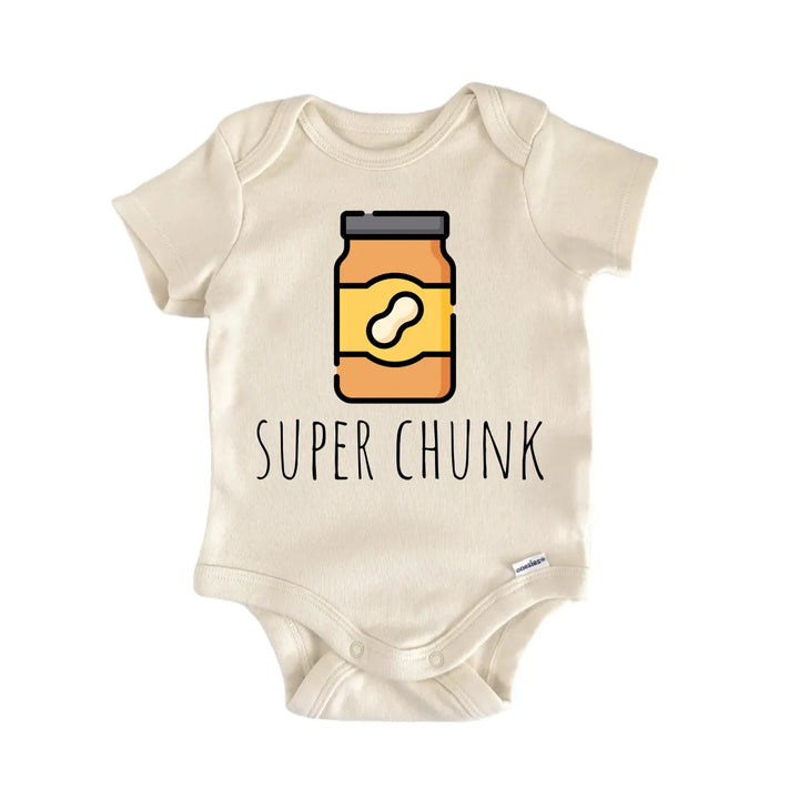 Chunky Peanutbutter Peanut - Baby Bodysuit  Funny Cute Onesie® | North Fork Forager LLC
