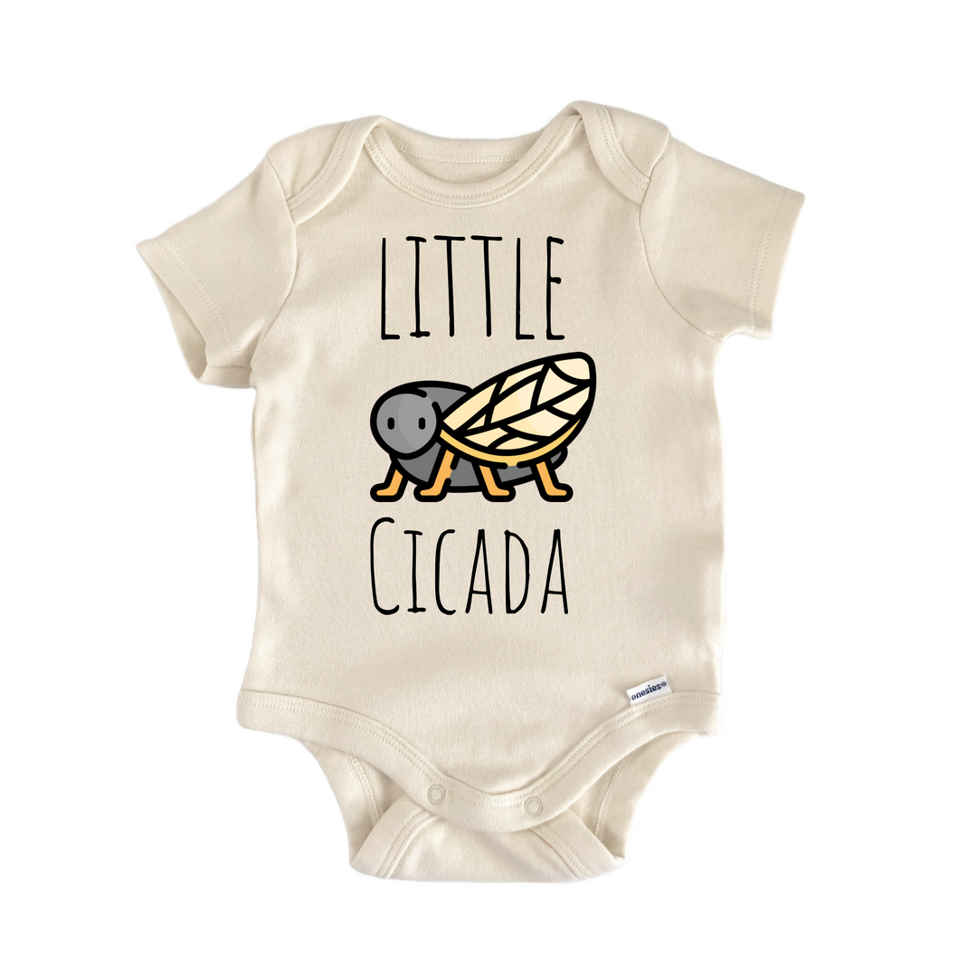 Cicada Love Bug Insect - Baby Bodysuit  Funny Cute Onesie® | North Fork Forager LLC