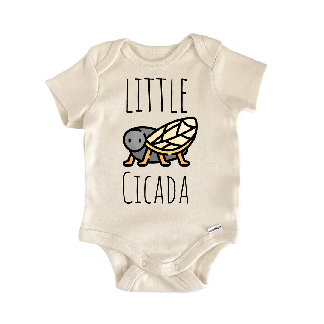 Cicada Love Bug Insect - Baby Bodysuit  Funny Cute Onesie® | North Fork Forager LLC