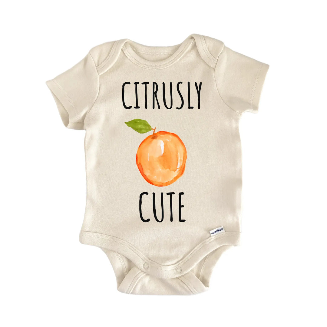Citrus Orange Fruit Florida Infant Gift Baby Bodysuit