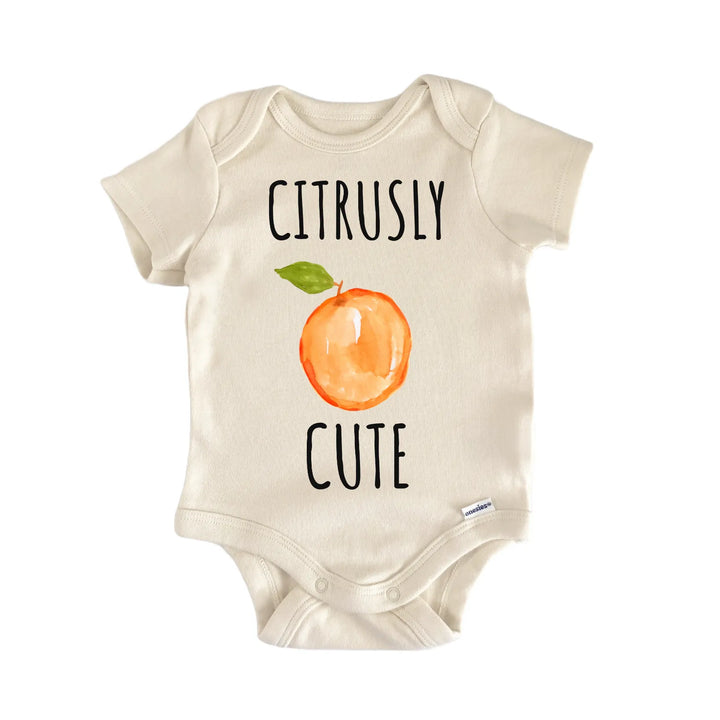 Citrus Orange Fruit Florida Infant Gift Baby Bodysuit