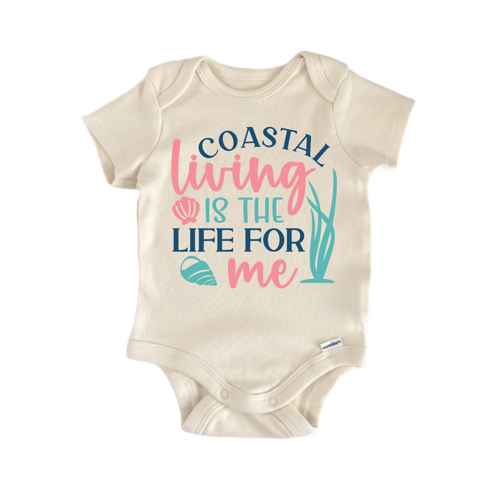 Coastal Living Beach Ocean - Baby Boy Girl Clothes Infant Bodysuit Funny Cute