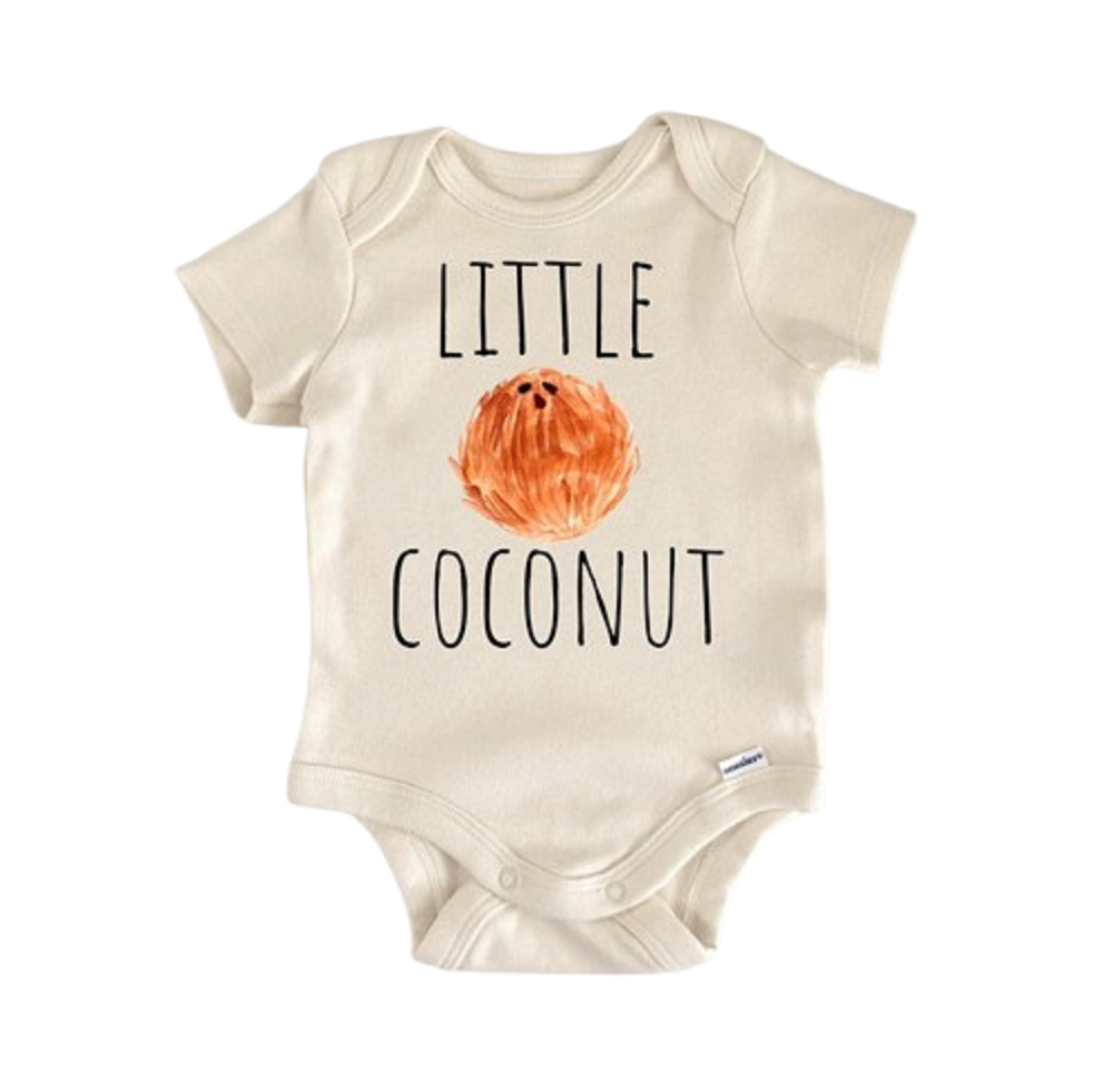 Coconut Fruit Tropical - Baby Boy Girl Clothes Infant Bodysuit Funny Cute Newborn  Funny Cute Onesie® | North Fork Forager LLC
