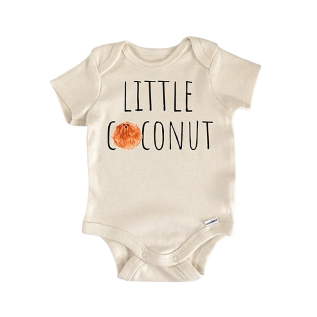 Coconut Tropical - Baby Boy Girl Clothes Infant Onesie® Funny Cute Newborn GS1  Funny Cute Onesie® | North Fork Forager LLC