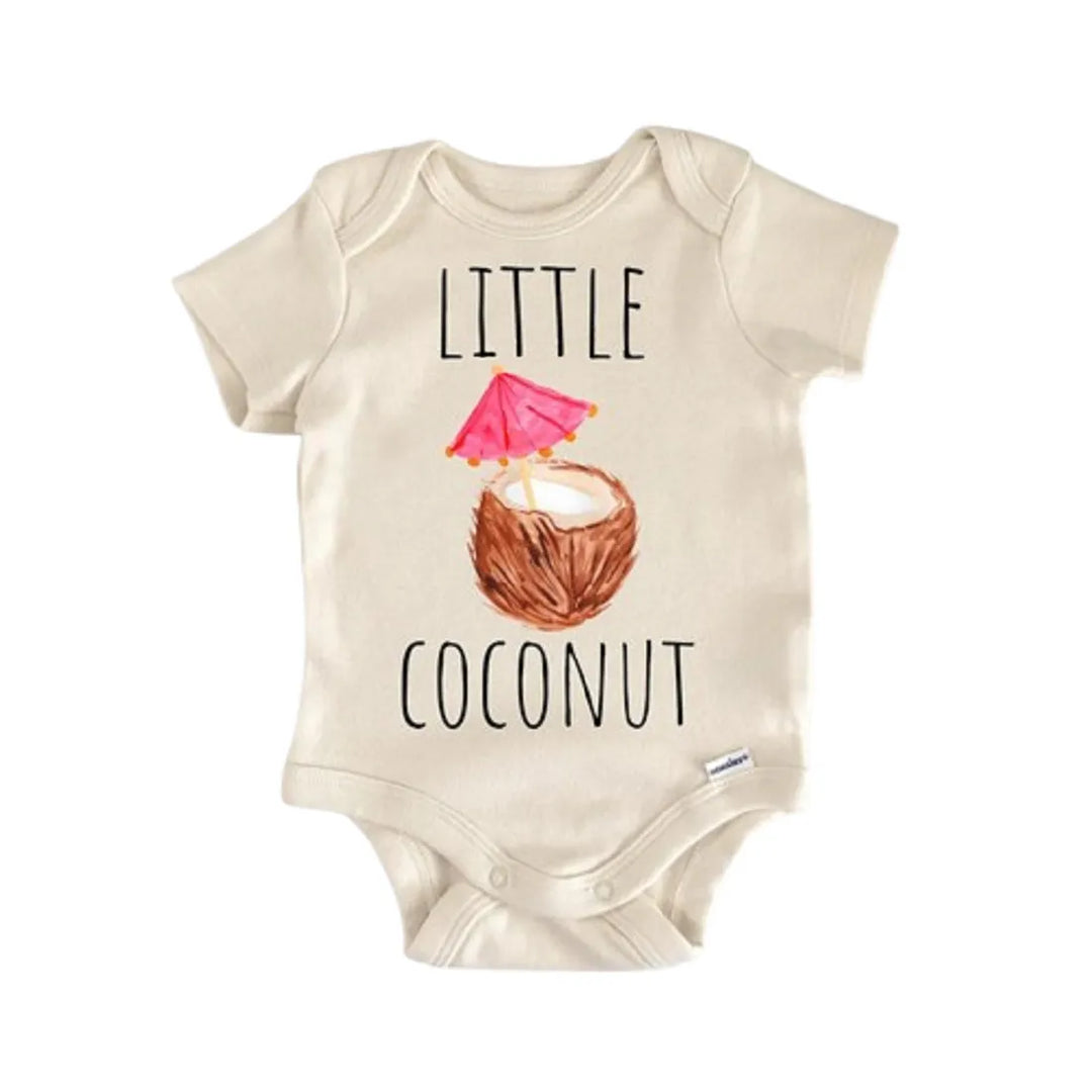Coconut Tropical - Baby Boy Girl Clothes Infant Onesie® Funny Cute Newborn GS1  Funny Cute Onesie® | North Fork Forager LLC