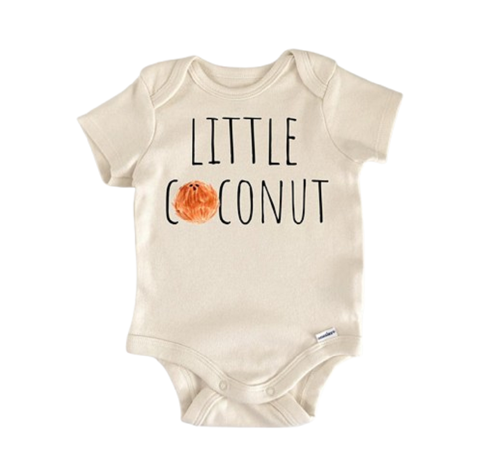 Coconut Tropical - Baby Boy Girl Clothes Infant Bodysuit Funny Cute Newborn  Funny Cute Onesie® | North Fork Forager LLC