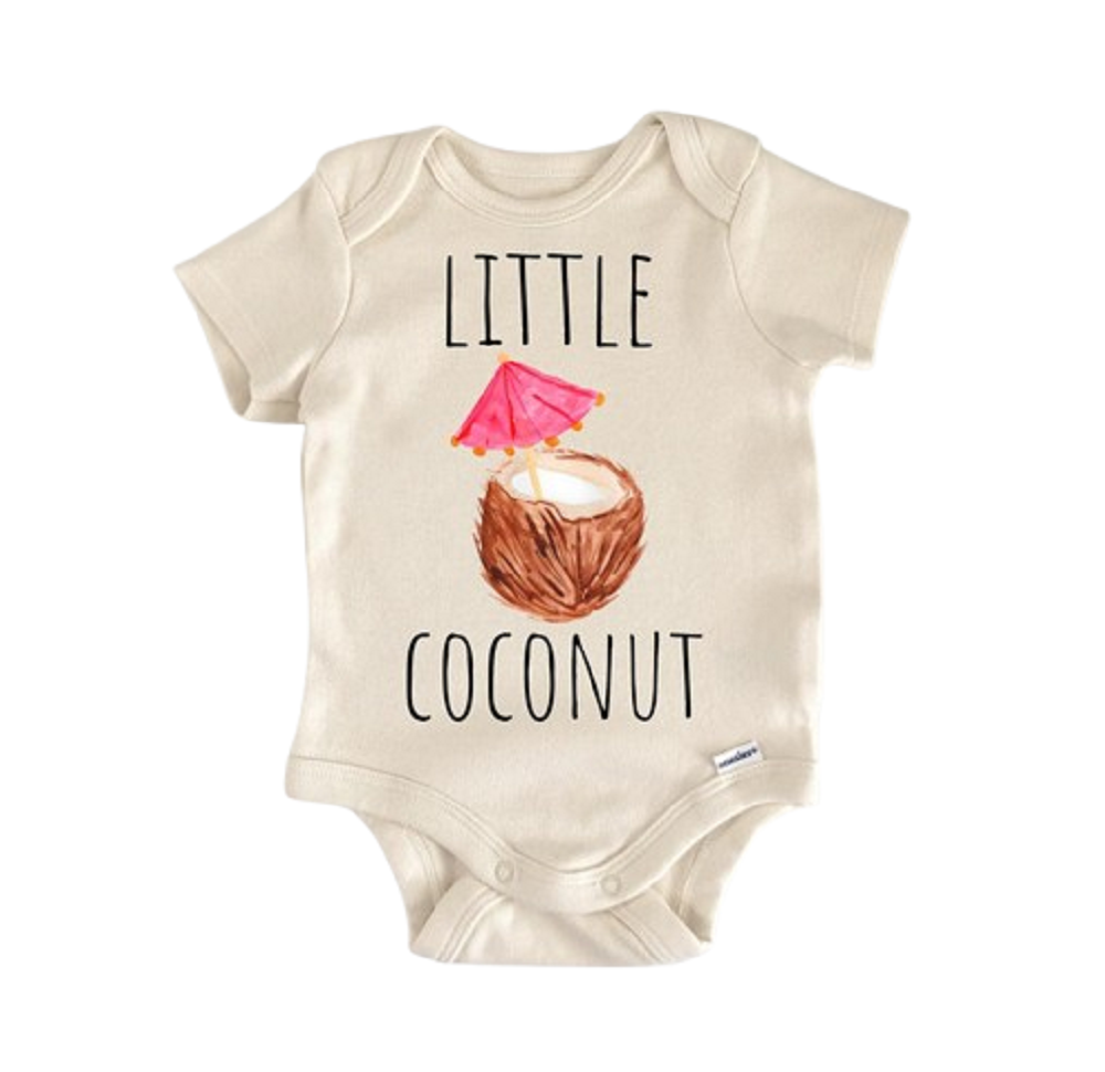 Coconut Tropical - Baby Boy Girl Clothes Infant Bodysuit Funny Cute Newborn  Funny Cute Onesie® | North Fork Forager LLC