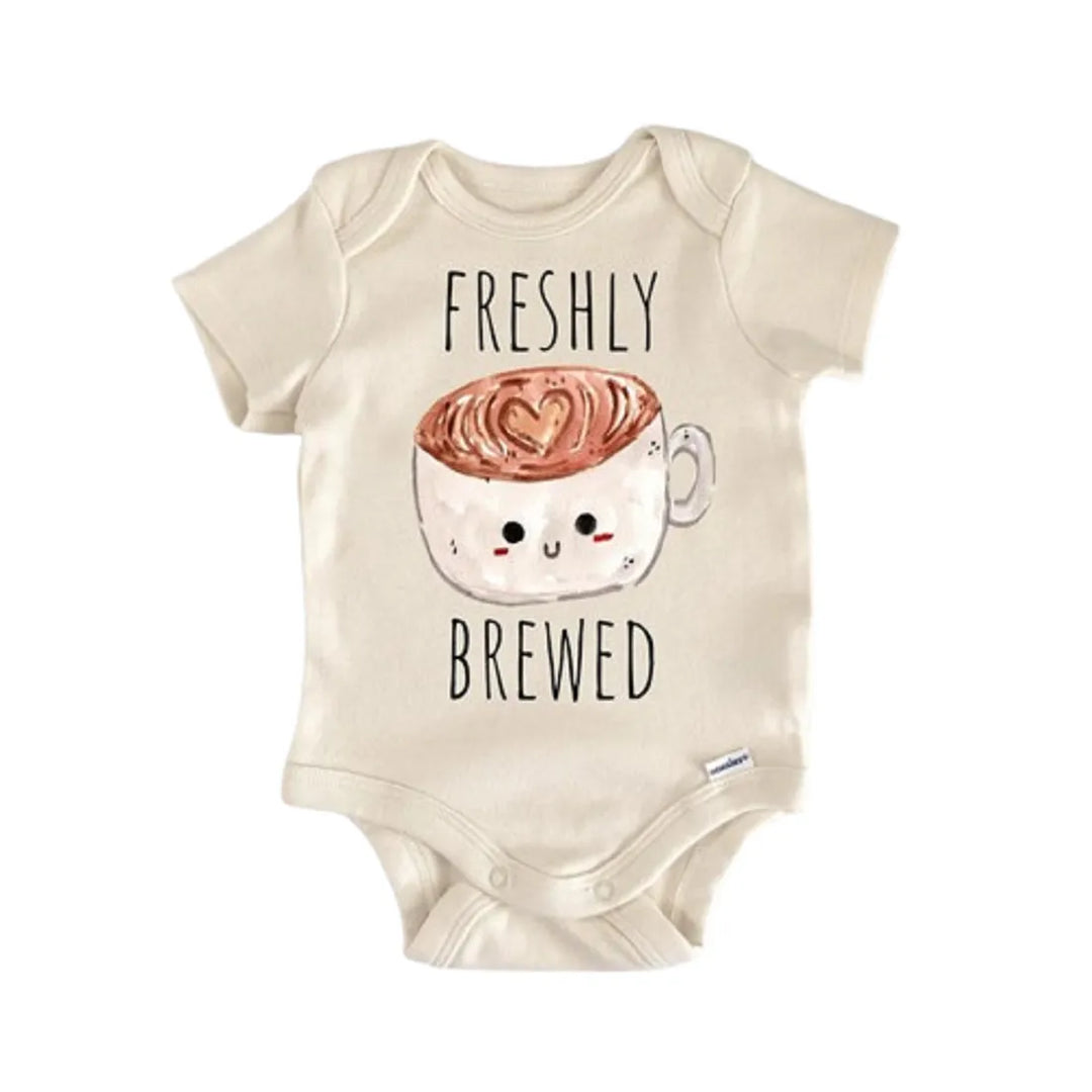 Coffee Bean Tea - Baby Boy Girl Clothes Infant Onesie® Funny Cute Newborn GS1  Funny Cute Onesie® | North Fork Forager LLC