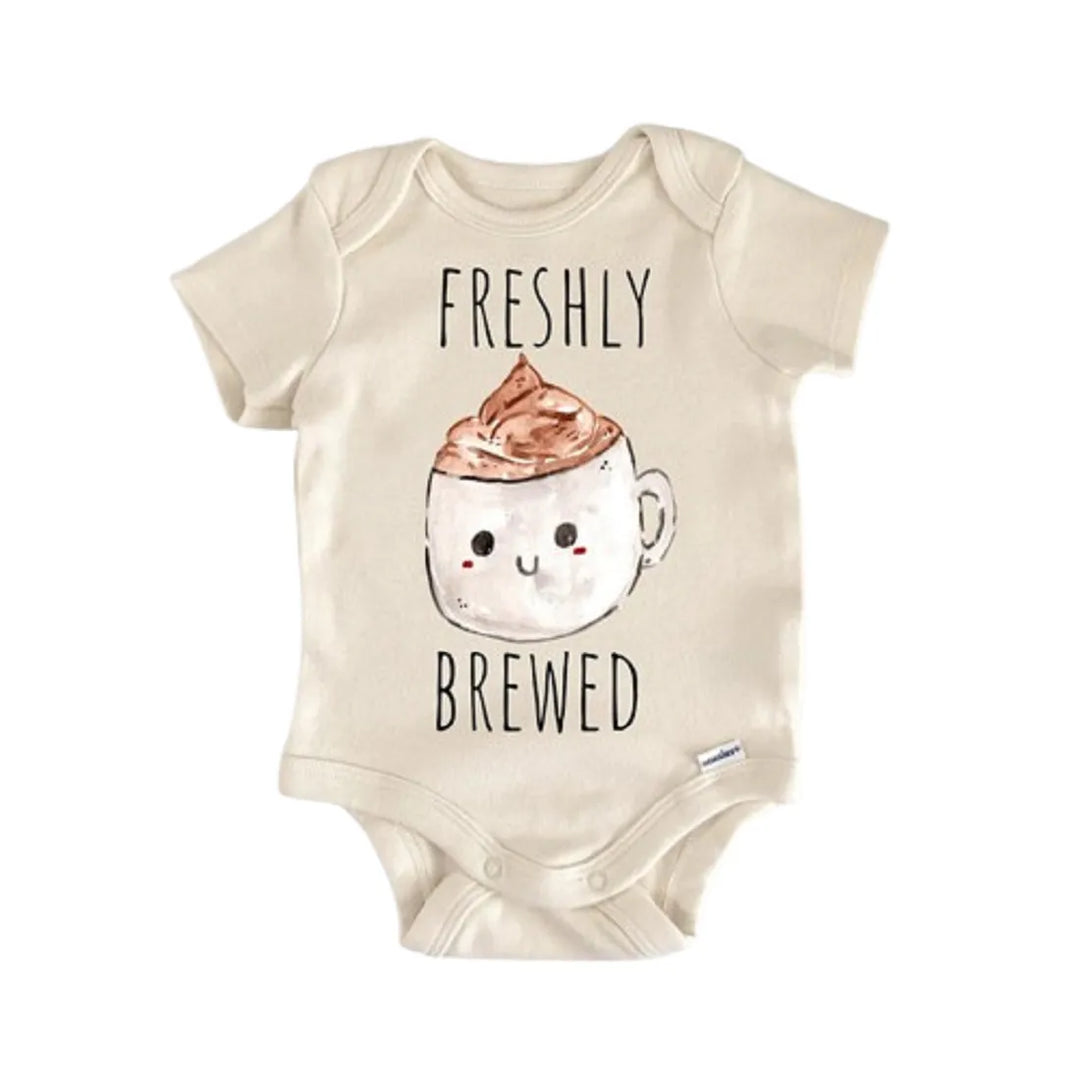 Coffee Tea Matcha Foodie - Baby Boy Girl Clothes Infant Onesie® Funny Cute Newborn GS1  Funny Cute Onesie® | North Fork Forager LLC