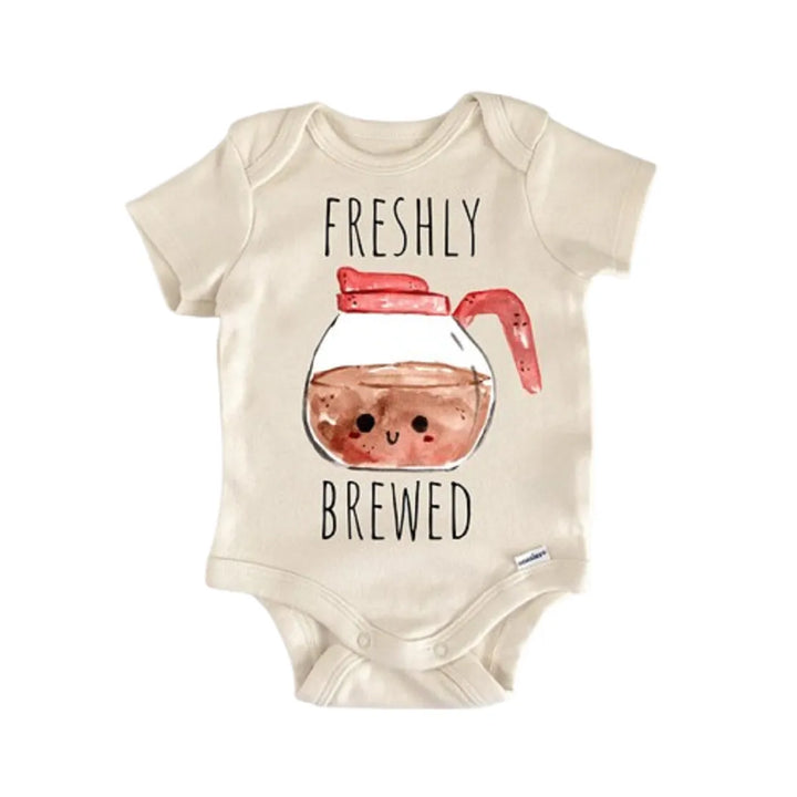 Coffee Tea Matcha Foodie Food - Baby Boy Girl Clothes Infant Onesie® Funny Cute GS1  Funny Cute Onesie® | North Fork Forager LLC
