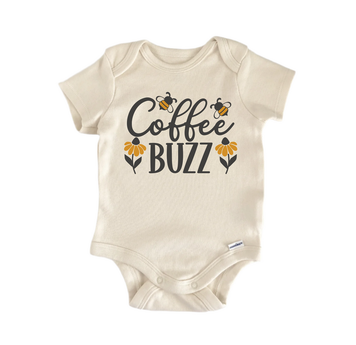 Coffee Buzz Honey Bee- Baby Boy Girl Clothes Infant Bodysuit Funny Cute  Funny Cute Onesie® | North Fork Forager LLC
