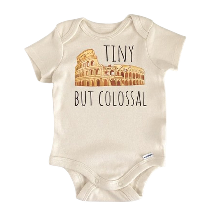 Colosseum Rome Italy - Baby Boy Girl Clothes Infant Bodysuit Funny Cute Newborn  Funny Cute Onesie® | North Fork Forager LLC