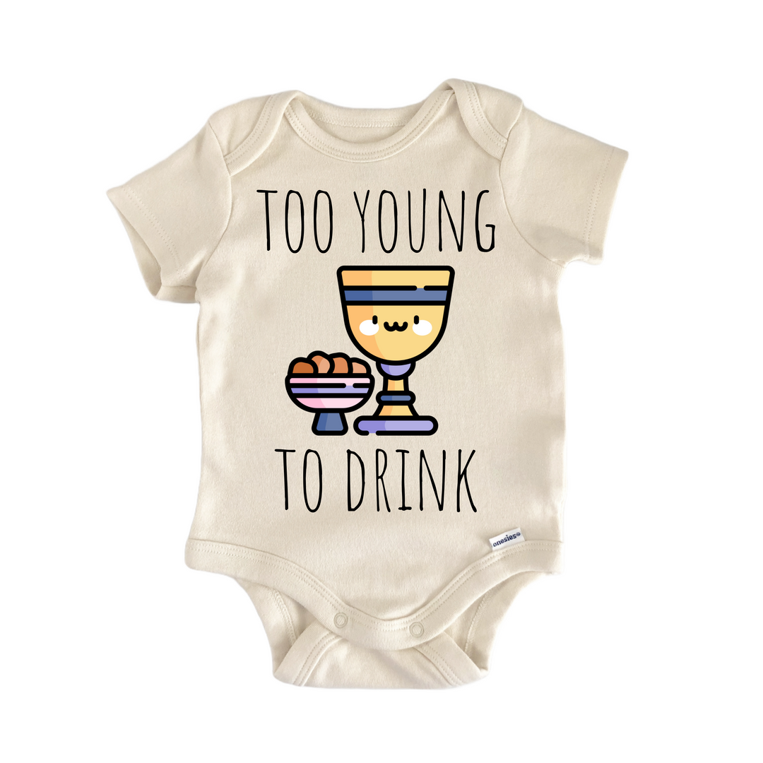 Communion God Jesus Religious - Baby Bodysuit  Funny Cute Onesie® | North Fork Forager LLC