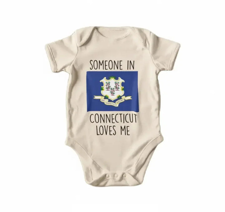 Connecticut - Baby Boy Girl Clothes Infant Bodysuit Funny Cute Newborn  Funny Cute Onesie® | North Fork Forager LLC