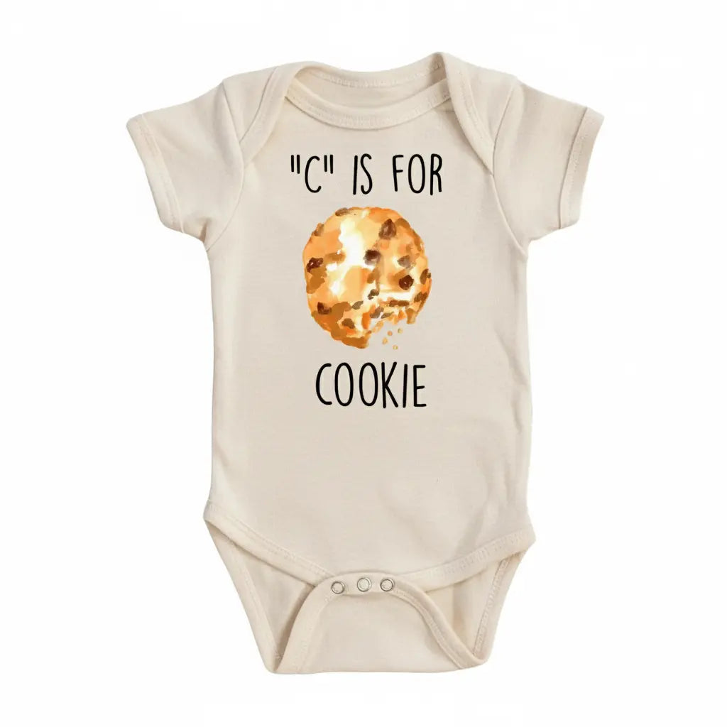 Cookie C - Baby Boy Girl Clothes Infant Bodysuit Funny Cute Newborn  Funny Cute Onesie® | North Fork Forager LLC