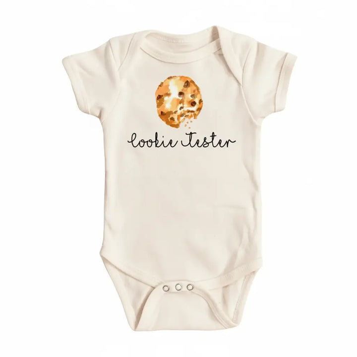 Cookie Tester Script - Baby Boy Girl Clothes Infant Bodysuit Funny Cute Newborn  Funny Cute Onesie® | North Fork Forager LLC